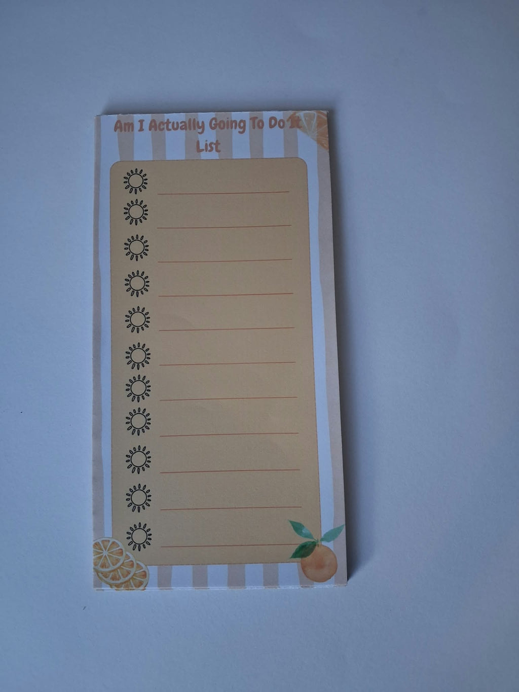 Dysregulated Citrus Stationery Set