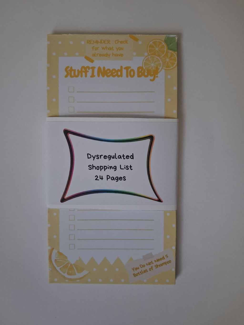 Dysregulated Lemon Drop Stationery Set