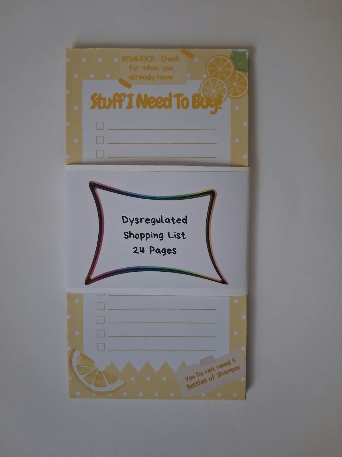Dysregulated Lemon Drop Stationery Set