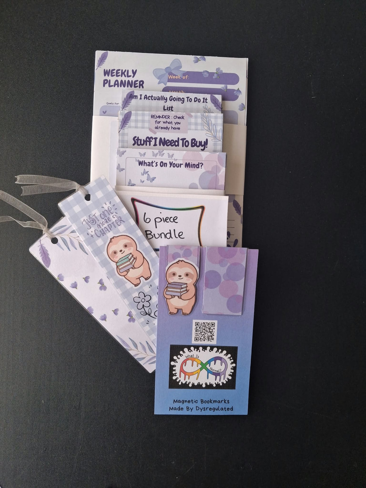 Dysregulated Lavender Stationery Set