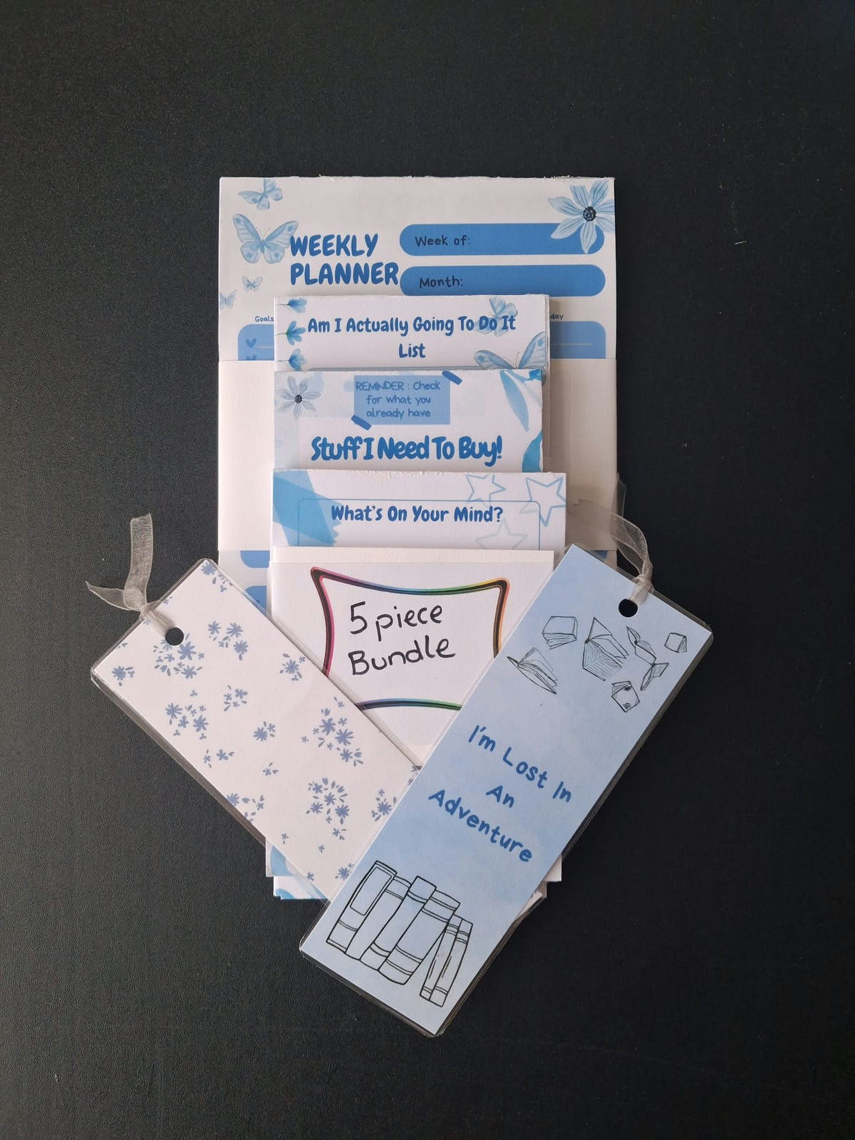 Dysregulated Daydream Blue Stationery Set