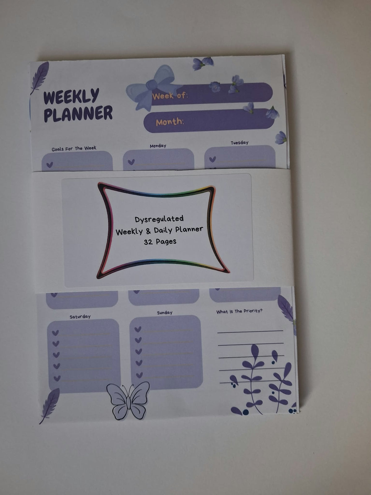 Dysregulated Lavender Stationery Set
