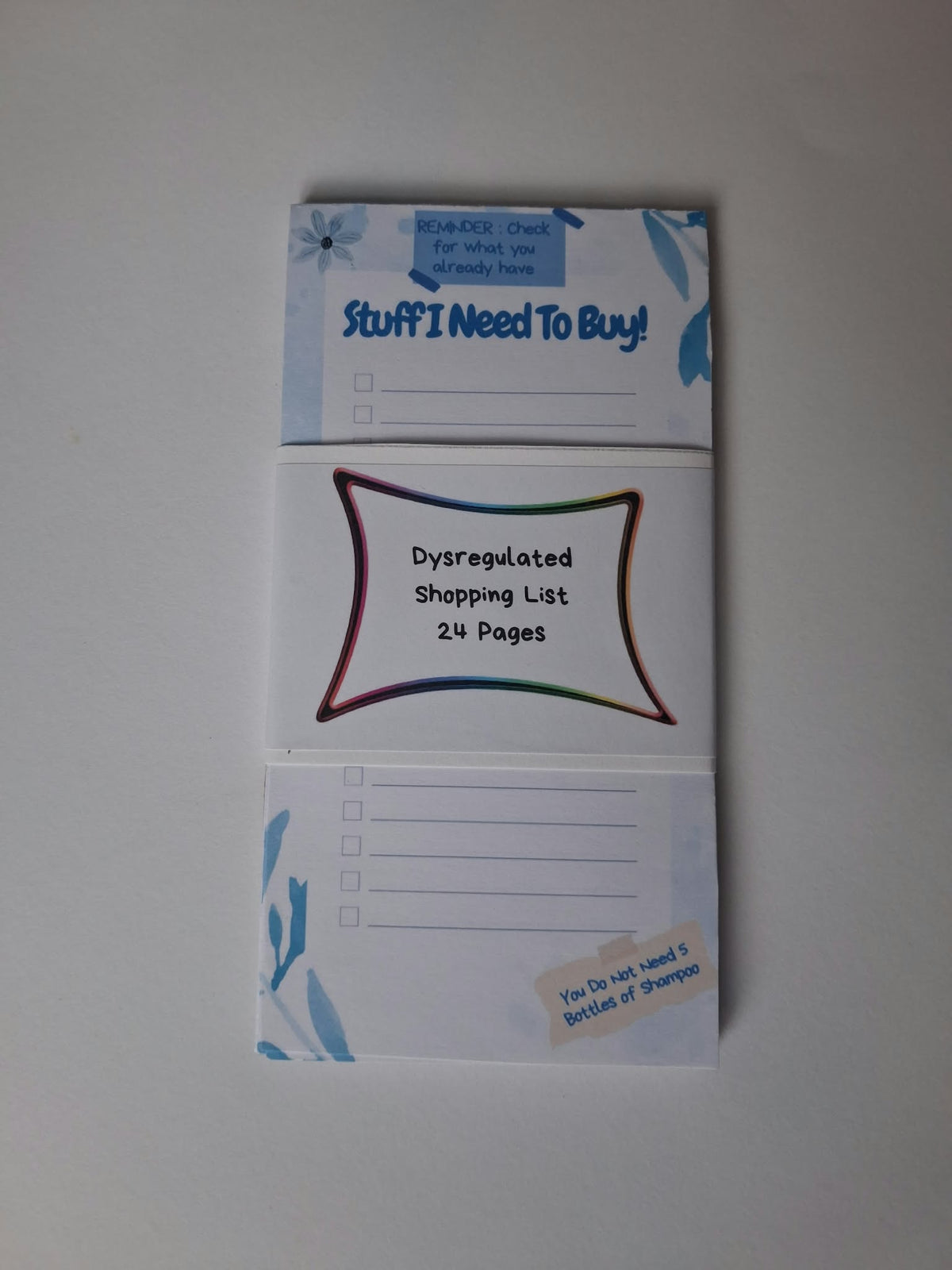 Dysregulated Daydream Blue Stationery Set