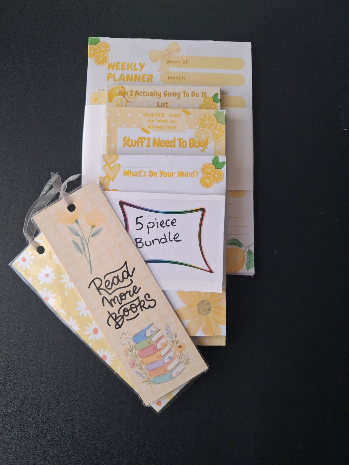 Dysregulated Lemon Drop Stationery Set