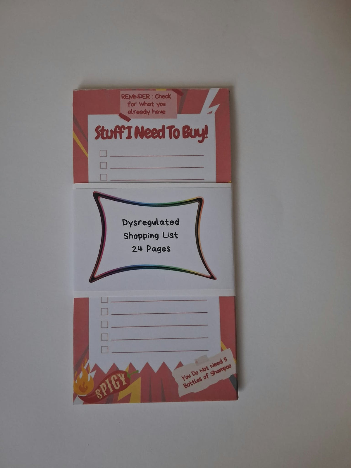 Dysregulated Spicy Stationery Set