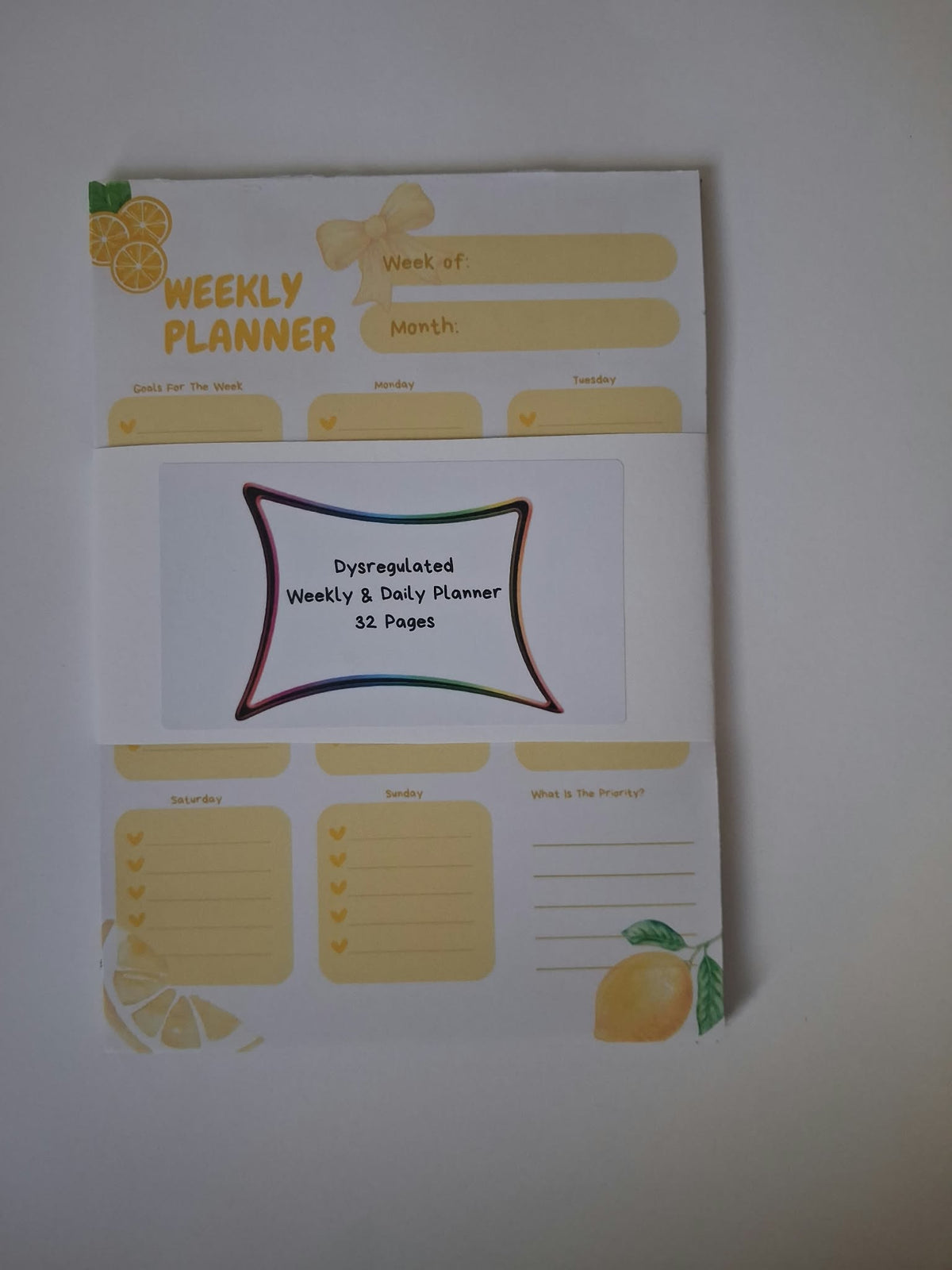 Dysregulated Lemon Drop Stationery Set