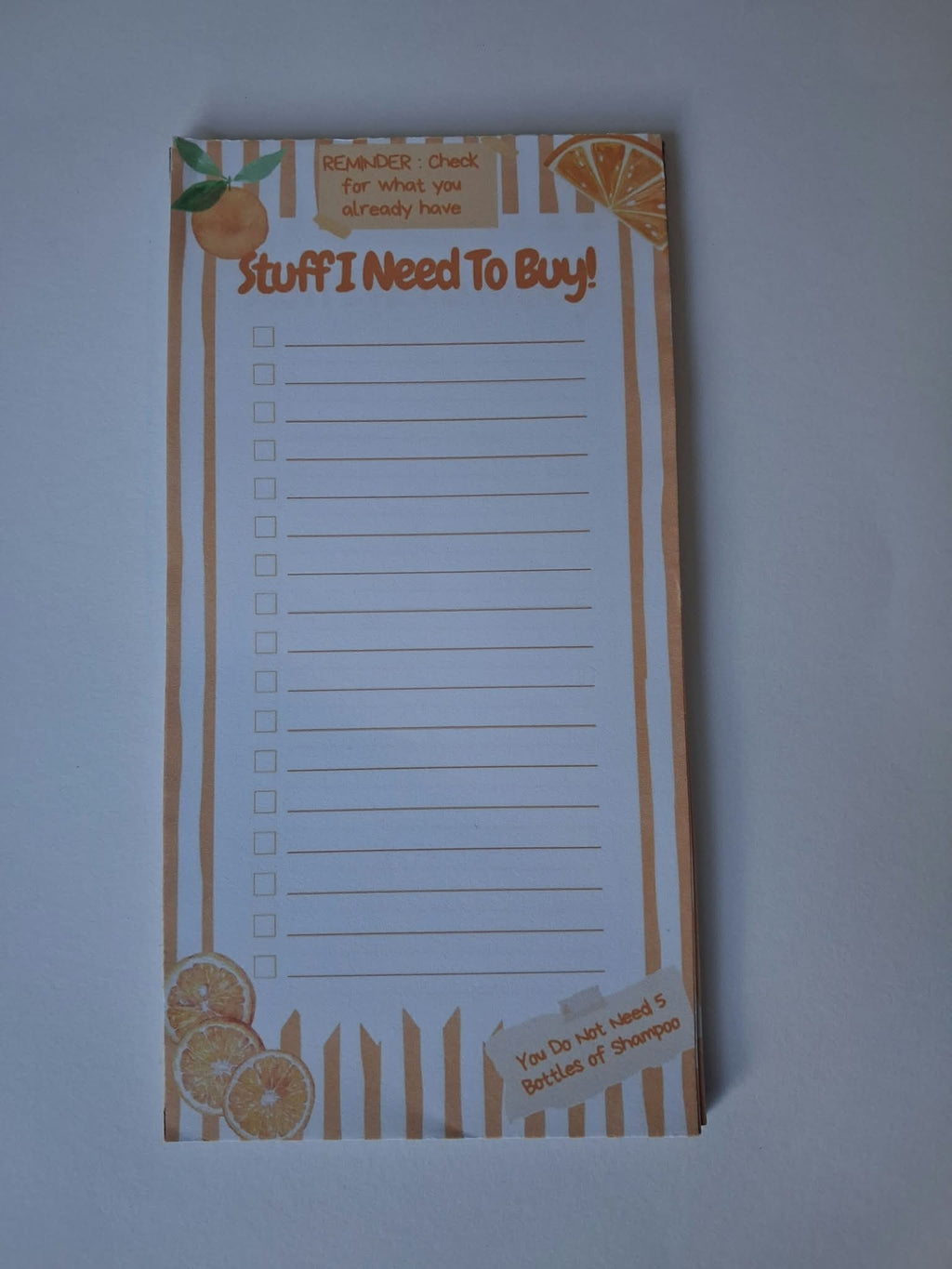 Dysregulated Citrus Stationery Set