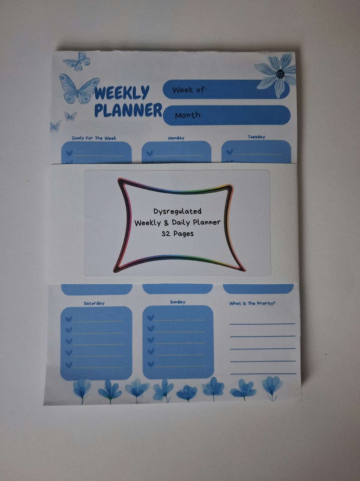 Dysregulated Daydream Blue Stationery Set