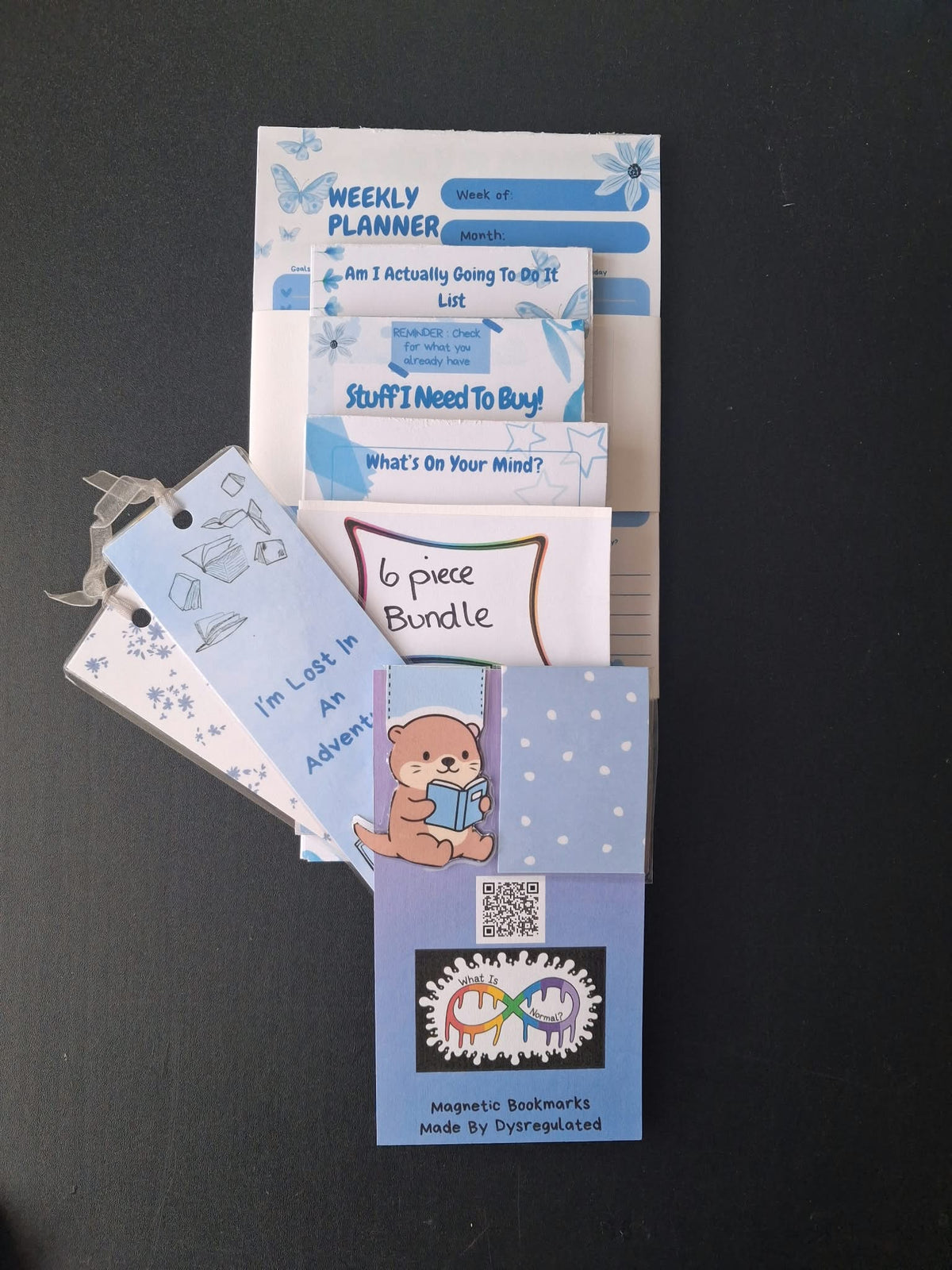 Dysregulated Daydream Blue Stationery Set