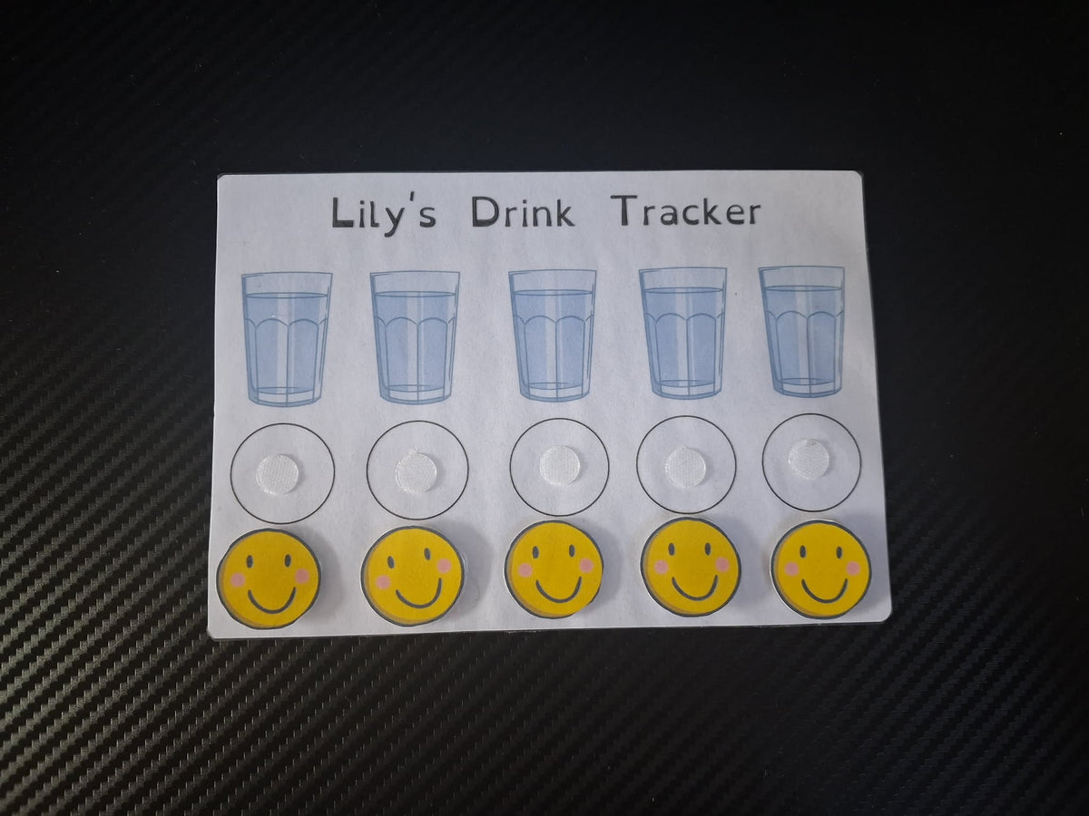 Personalised Children's Drink Tracker – SEND & Neurodivergent Hydration Support Resource