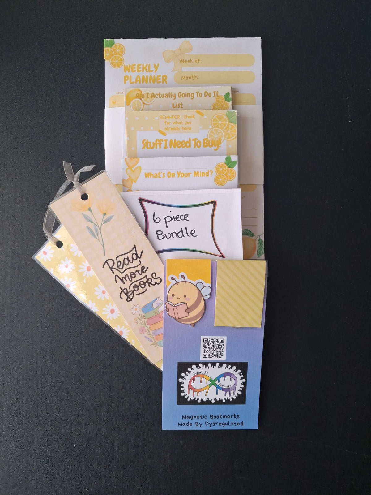 Dysregulated Lemon Drop Stationery Set
