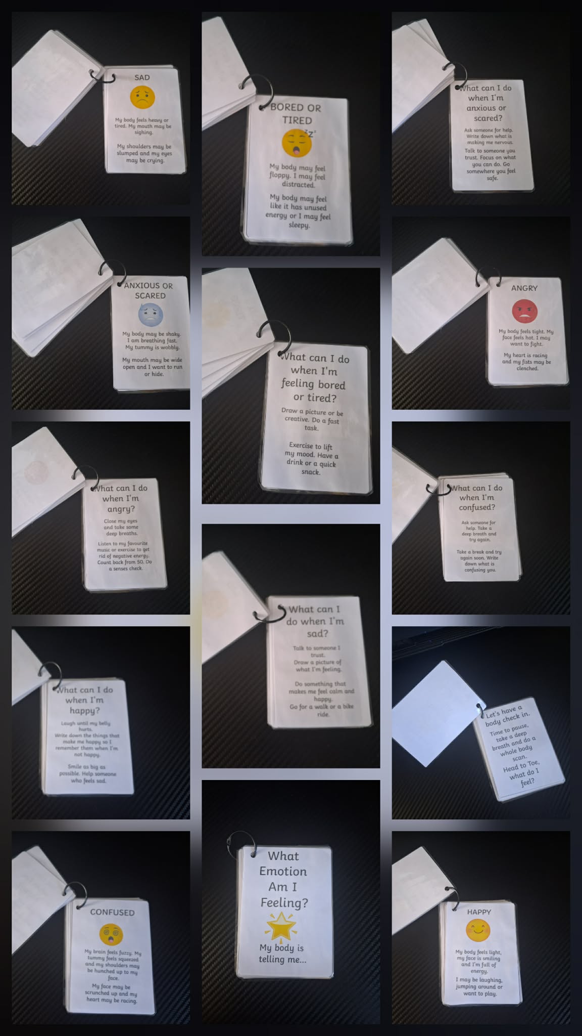 SEND Emotion Literacy Bundle – "How Am I Feeling?" Board & Emotion Keyring Booklet | Neurodivergent Children's Resource