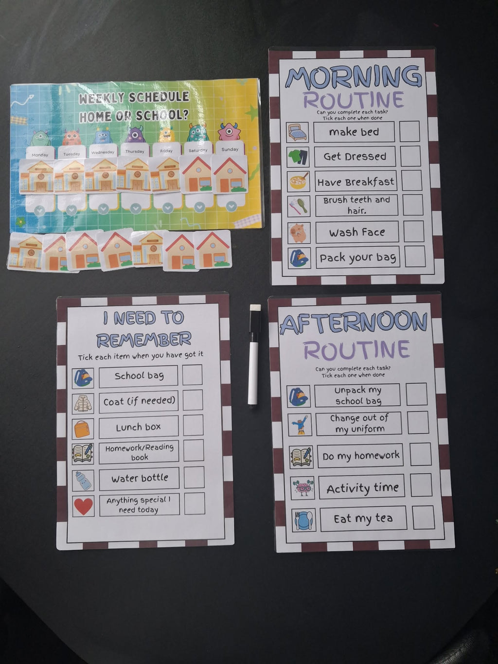 SEND Ready For School Bundle – Morning & Afternoon Routine, Weekly Schedule & Checklist | Neurodivergent Children's Resource